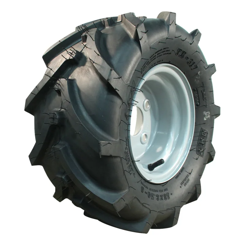 Pneumatic Wheel + Rim 18x8.5-8 4-Stud - main view