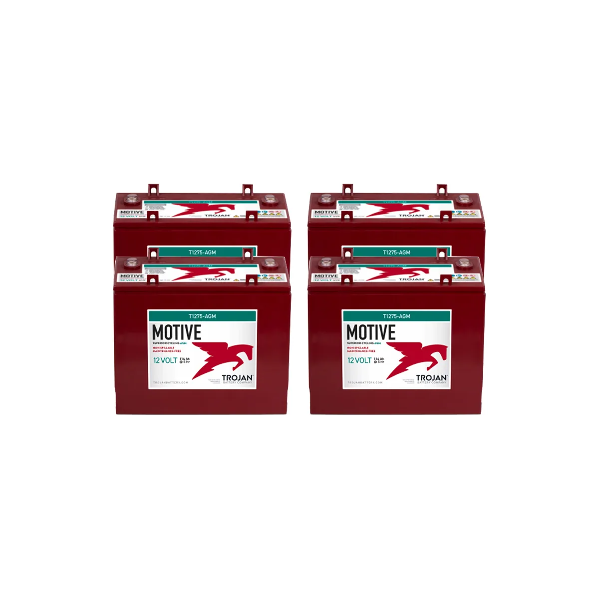 Trojan T1275 12V Battery Set (48V) - main view